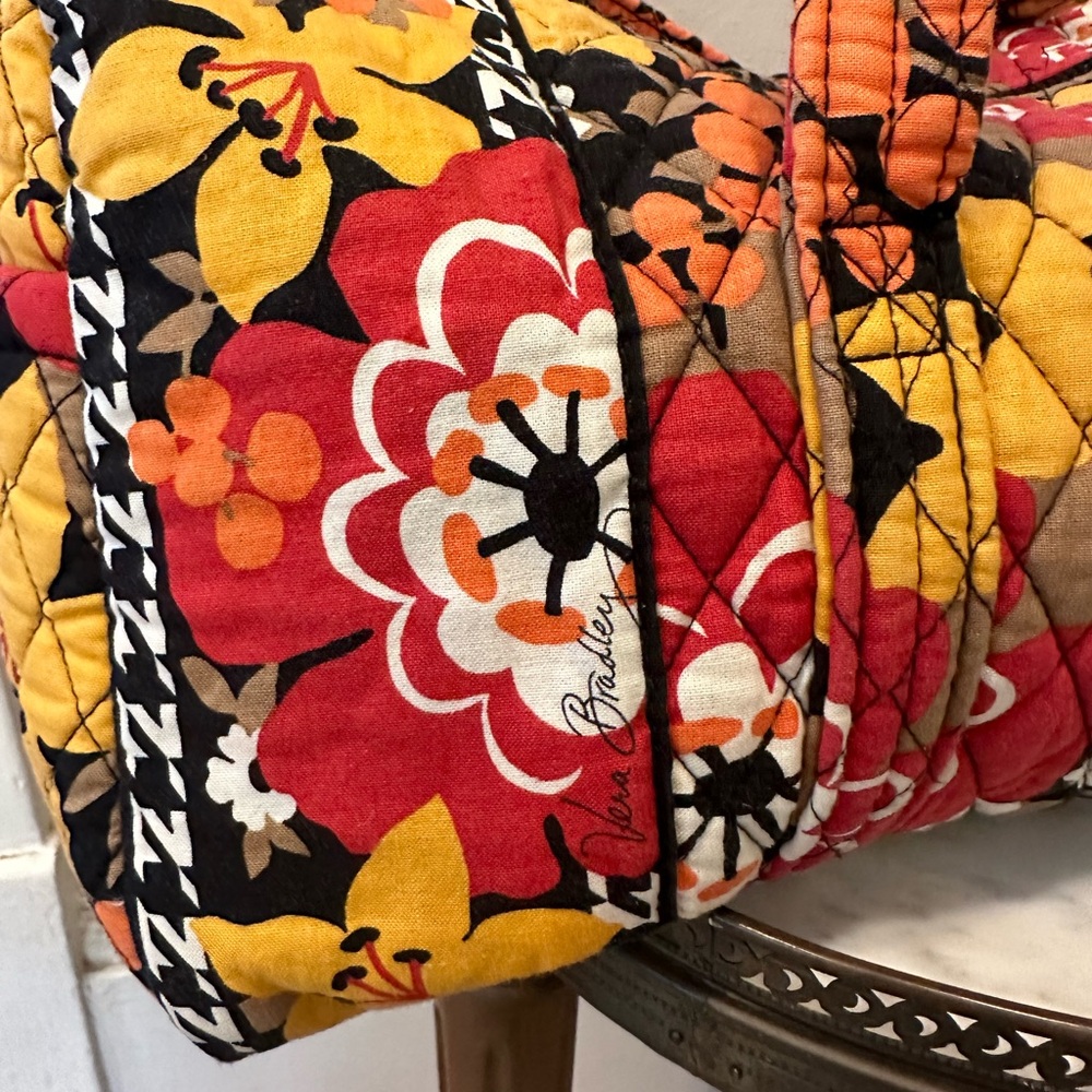 Vera Bradley quilted weekender duffel bag - Picture 2 of 8
